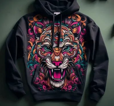 Διαφημιστικά φούτερ με custom εκτύπωση.