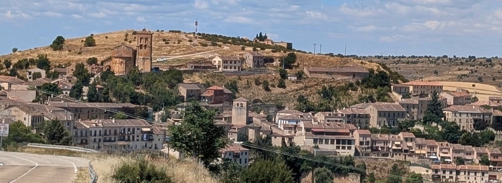Panoramic view of Sepúlveda, Spain