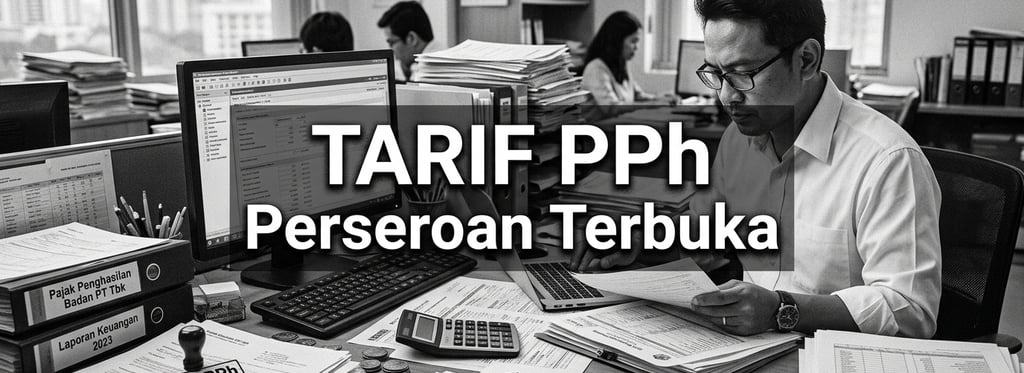 Tarif PPh Perseroan Terbuka