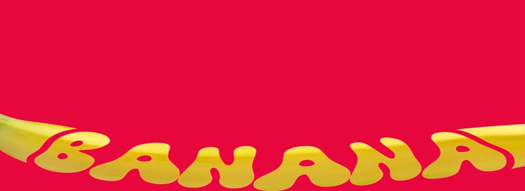 a banana peely banana with the word banana peel