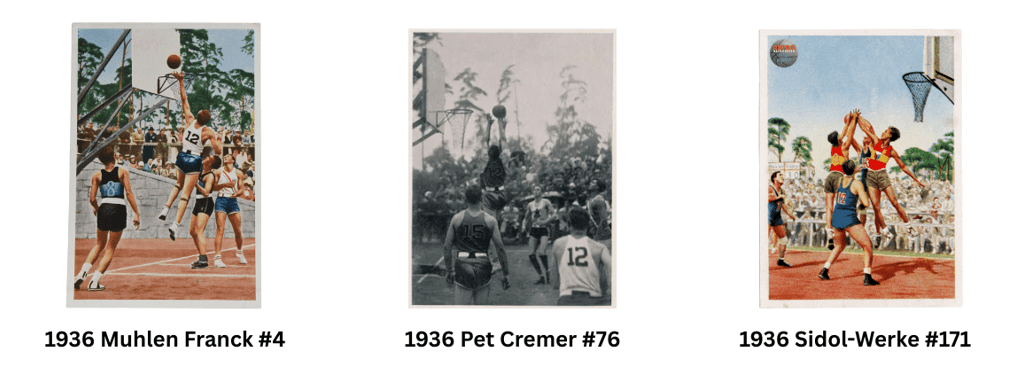 1936 Basketball Cards Muhlen Franck Pet Cremer Sido-Werke