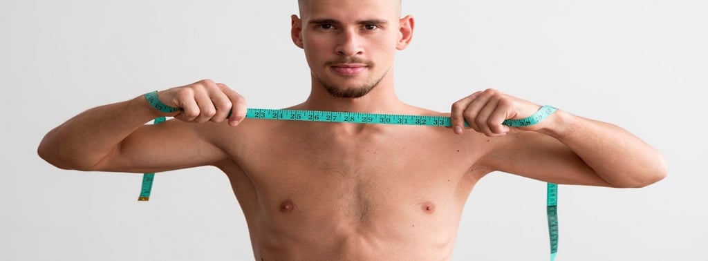 A Lean Guy with Measuring Tape
