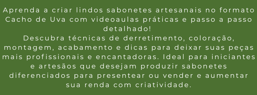 curso saboaria artesanal