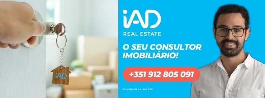 Consultor imobiliário André Branco — IAD Real Estate Portugal, contacto +351 912 805 091