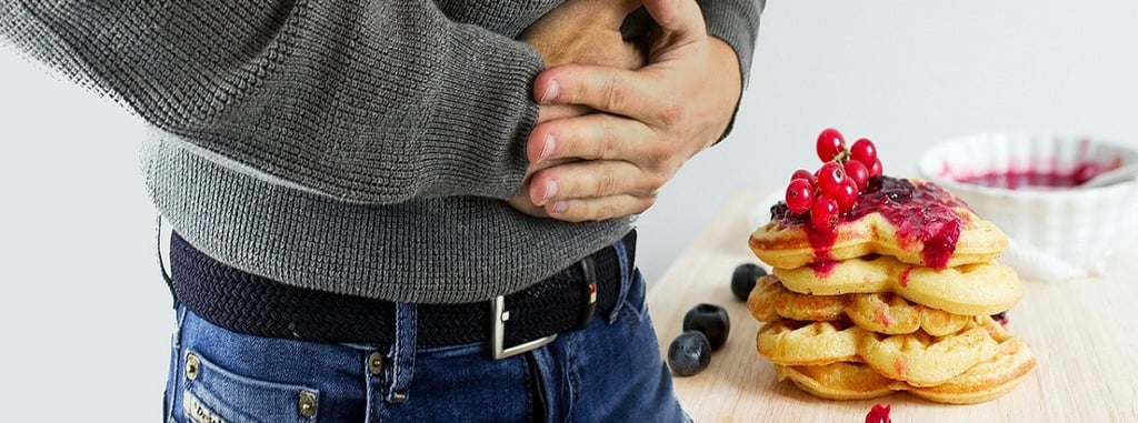 Indigestion and unhealthy food