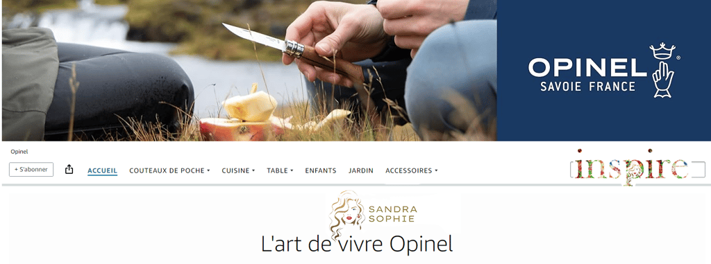 capture ecran haut de page opinel