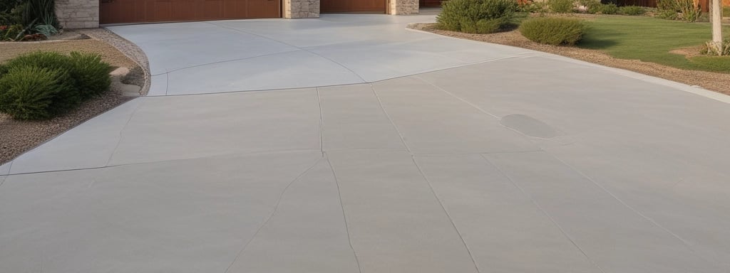concrete home in Madera
