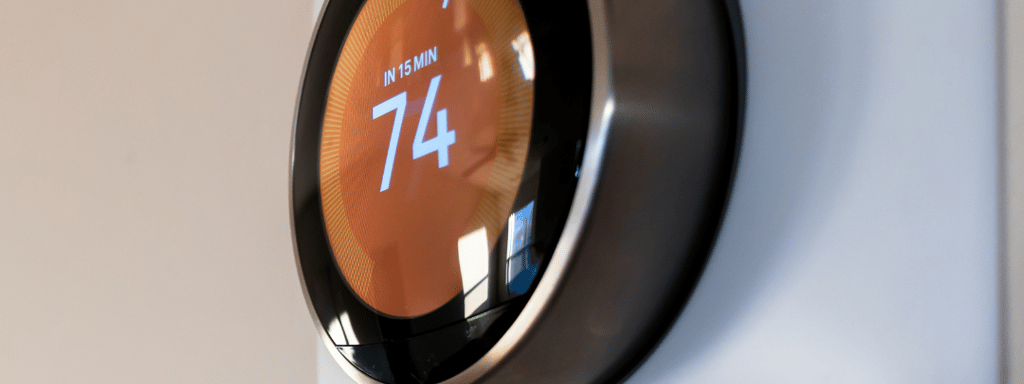 Google Nest Thermostat installed as part of HVAC upgrade