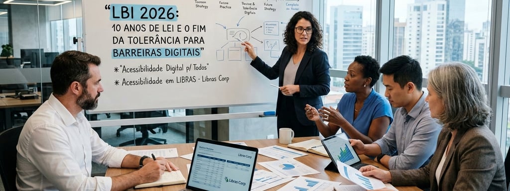 na sala de reuniões gestores reunidos criando estratégia para a LBI 2026