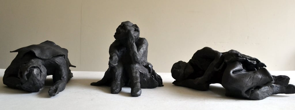 Isabelle Marlats Sculpture Les Mendiants
