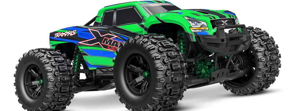 Traxxas X-Maxx – didelio mastelio bekelei skirtas visureigis su brutalia galia
