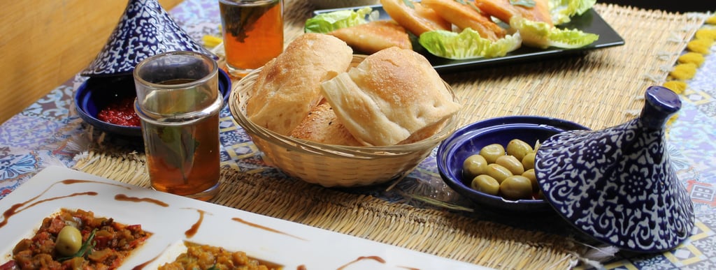 Assortiment d’entrées marocaines fait maison chez Majorelle à Bordeaux 