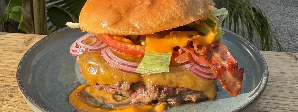 Burger Restaurant et bar Les Jardins de Beo à Canet-en-Roussillon