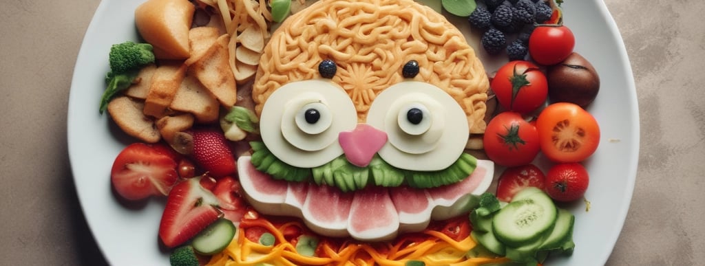 A warm, rustic table setting featuring bowls of hearty Scottish stew, plates of oatcakes, and a jar of honey under soft natural light.
