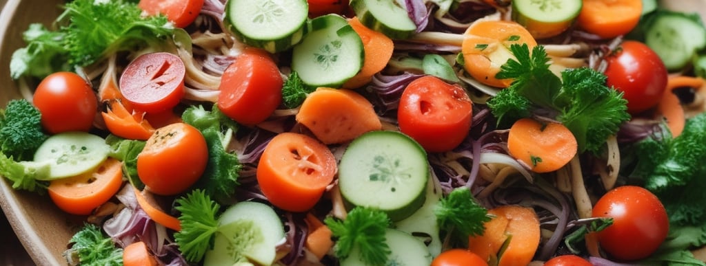 A rustic wooden board with bruschetta topped with fresh tomatoes and basil, next to a small bowl of olive oil.