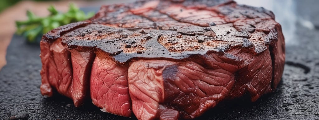 A rustic wooden board with bruschetta topped with fresh tomatoes and basil, next to a small bowl of olive oil.