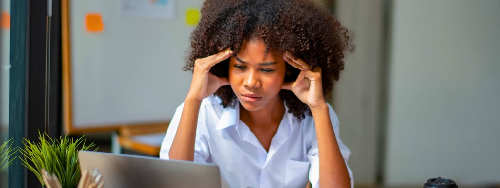 Parent researching school options late at night