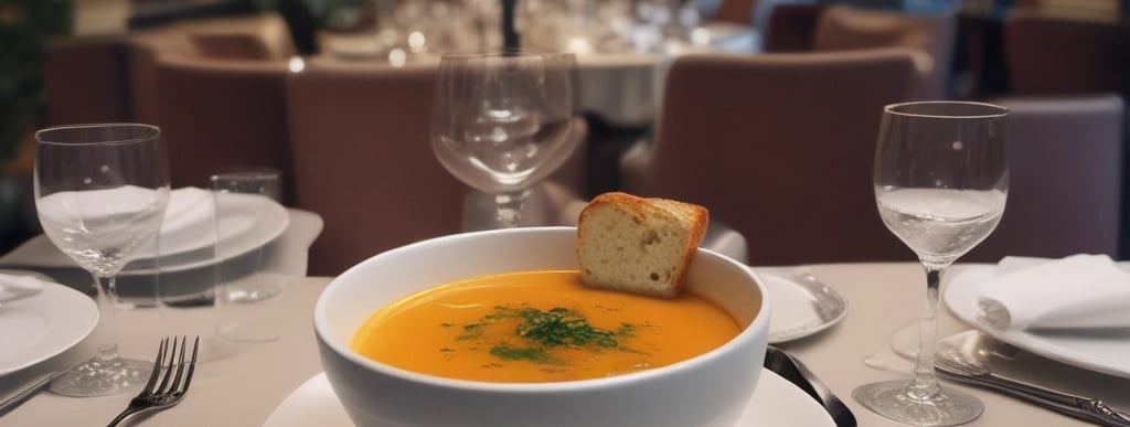 A luxurious black and gold plated dish featuring spiced crab with vibrant garnishes on a dark elegant table.