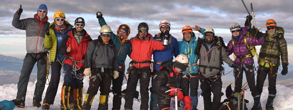successful group on Cayambe summit