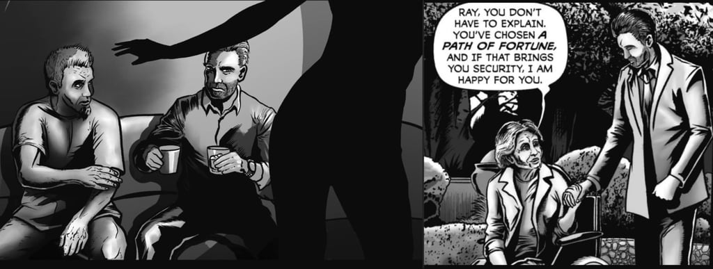 Fatal-Ray crime noir striptease mom