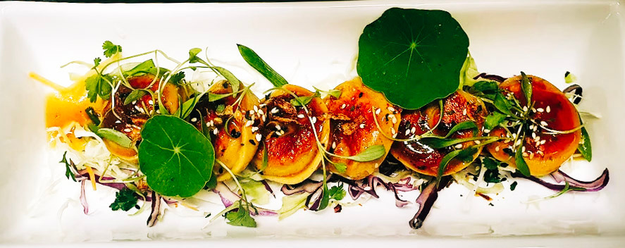 Vinyard fresh tapas style plated dish at Tonic Bar & Bistro