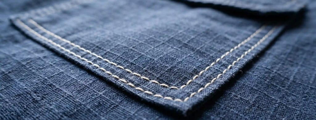 Detail serat kain ripstop anti sobek untuk bahan kemeja pdl tambang