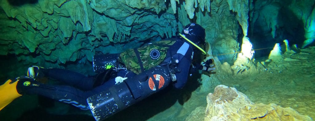 buceo en caverna Padre Nuestro en Bayahibe