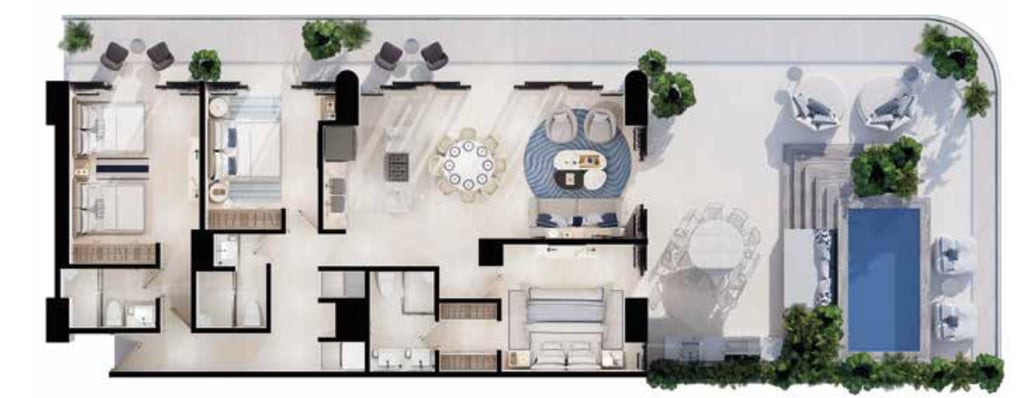 villa for sale in cancun, penthouse for sale in cancun mexico