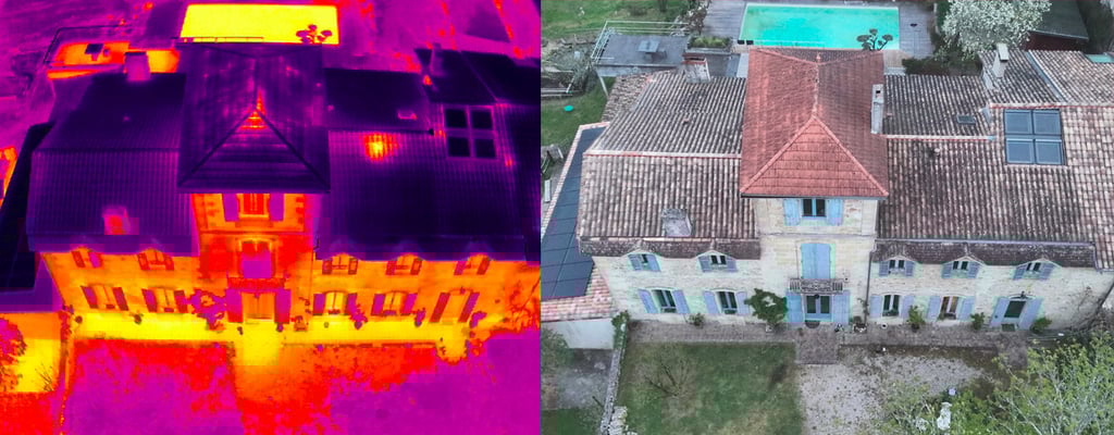 Thermographie drone
