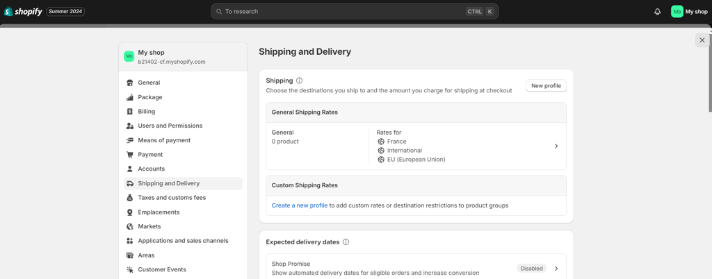 Shipping management on Shopify is crucial for handling orders and ensuring timely delivery to custom