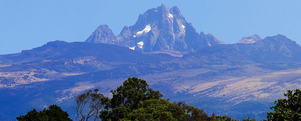 Snow Capped Mt. Kenya