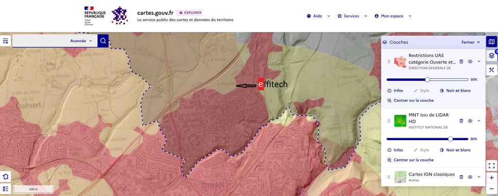 Carte IGN LiDAR UAS_drone