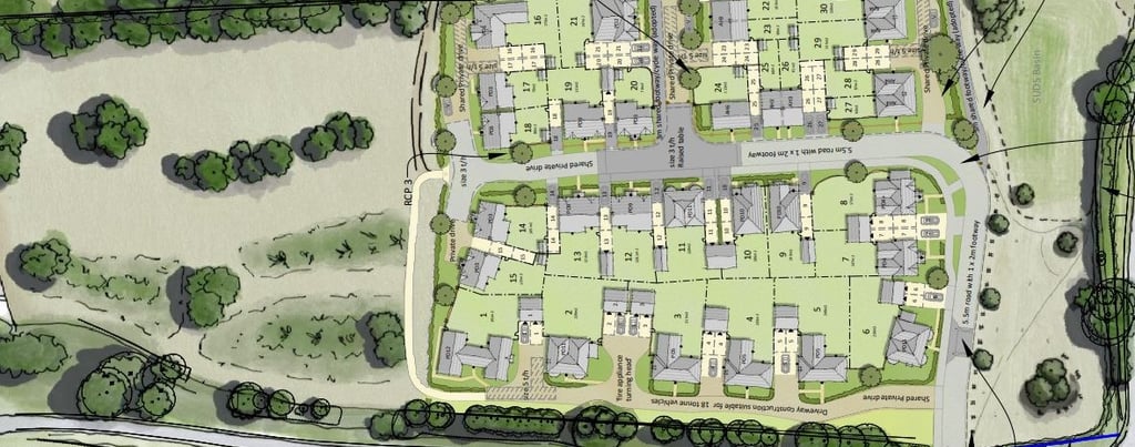 reserved matters 30 dwellings in great tey colchester approved planning