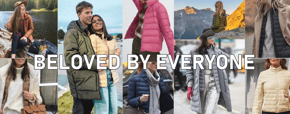 men and women wearing fashionable stylish travel jacket