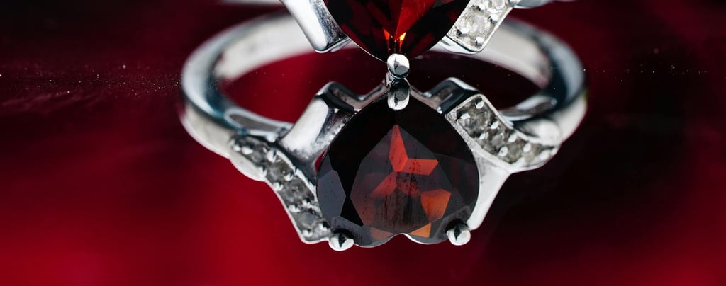 wearing hessonite garnet/red gemstone to balance rahu