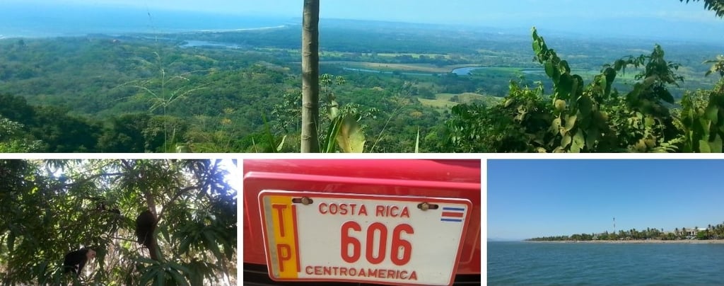 Mar e floresta densa com vida selvagem em passeios pela Costa Rica