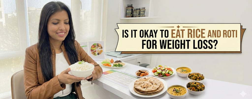 Can you eat Roti and Rice for weight loss? | Dietitian Ankita Gupta Sehgal Best Dietician in Delhi