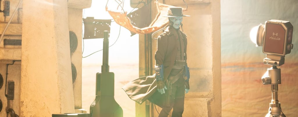 Star Wars character Cad Bane's toy in a photoshoot setup. (from @sgtbananas IG account)