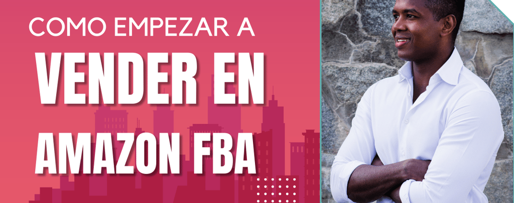 Awildo Vasquez con un texto que dice "vender en Amazon fba"