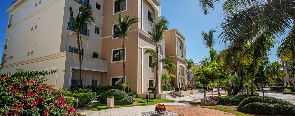 vacation rental buidling in cap cana