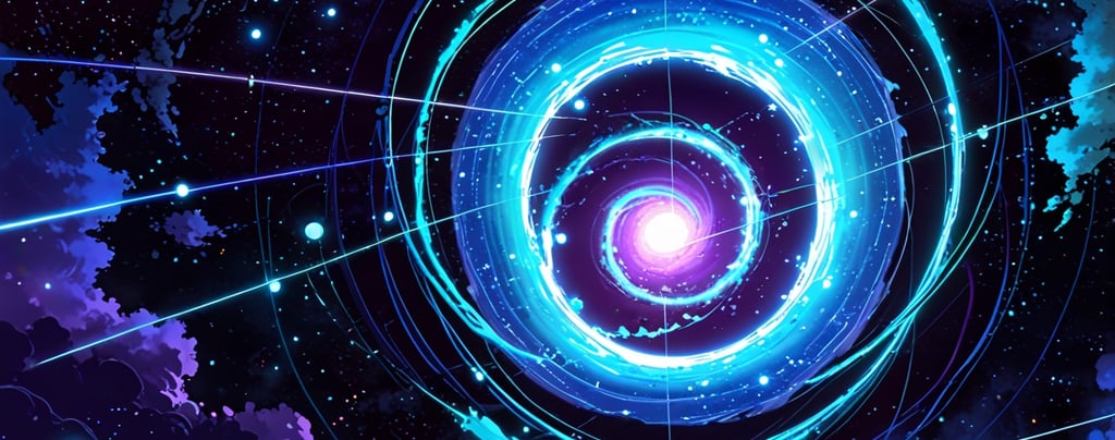 Dark energy pushing galaxies apart in space simulation