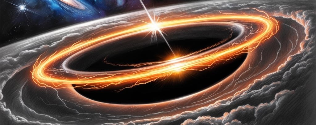 Astronomers studying black holes with telescopes and simulations in 2025 space discoveries