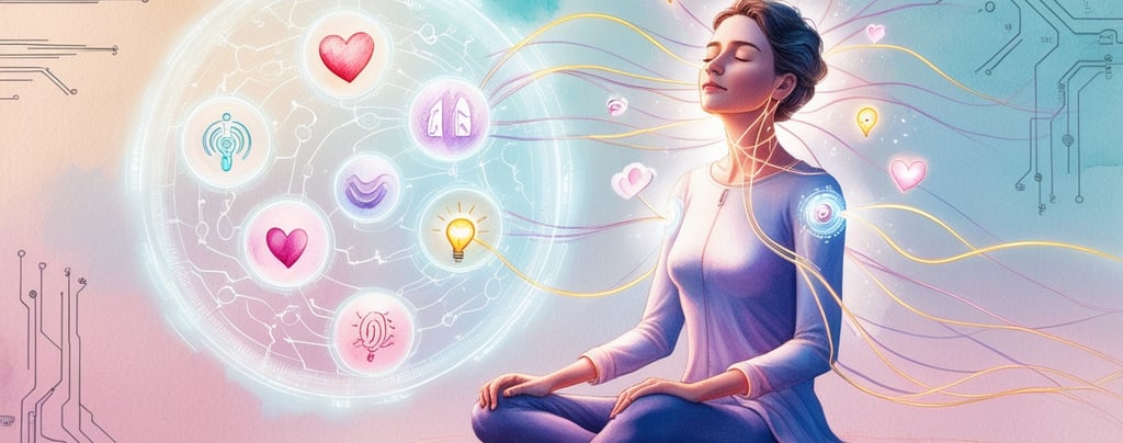Abstract software interface controlling feelings