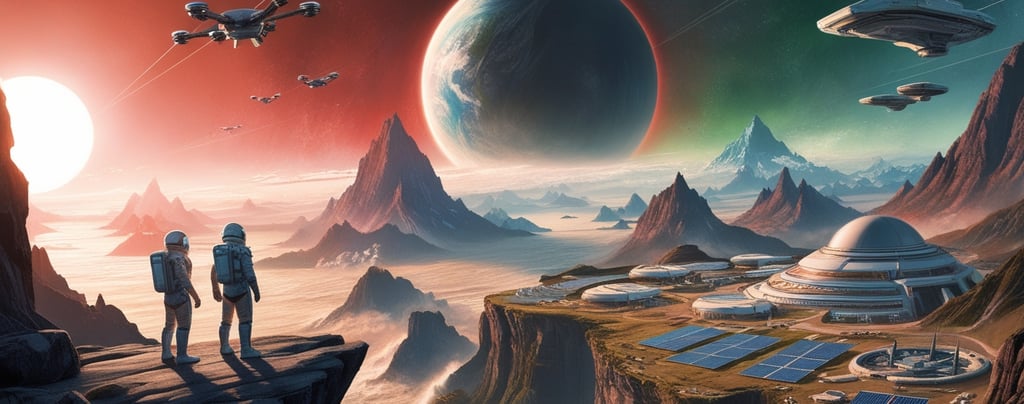 Super-Earth compared to Earth in size
