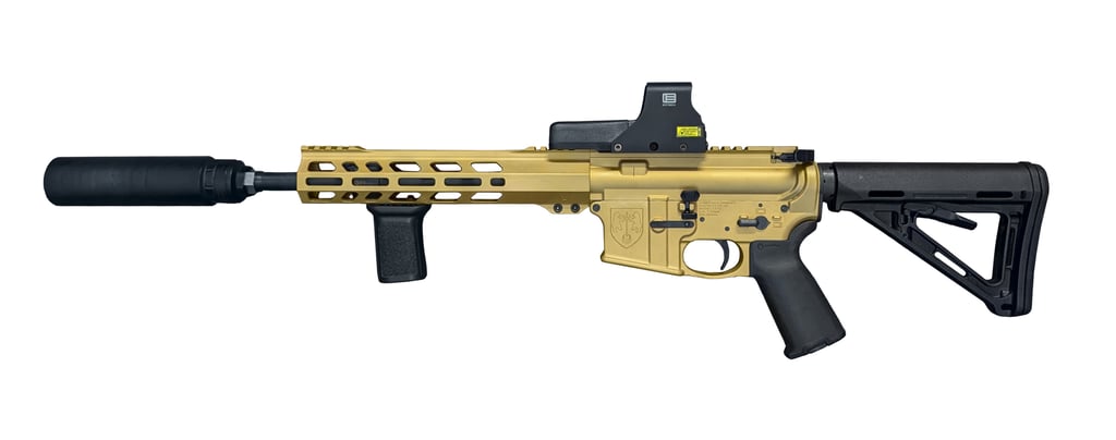 comstock armory gold firearm