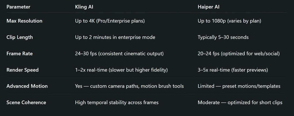 Rendering Performance & Output Control