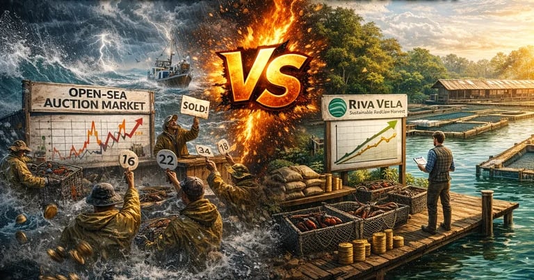 Manajemen stok lobster Redclaw untuk menjaga stabilitas harga sepanjang tahun