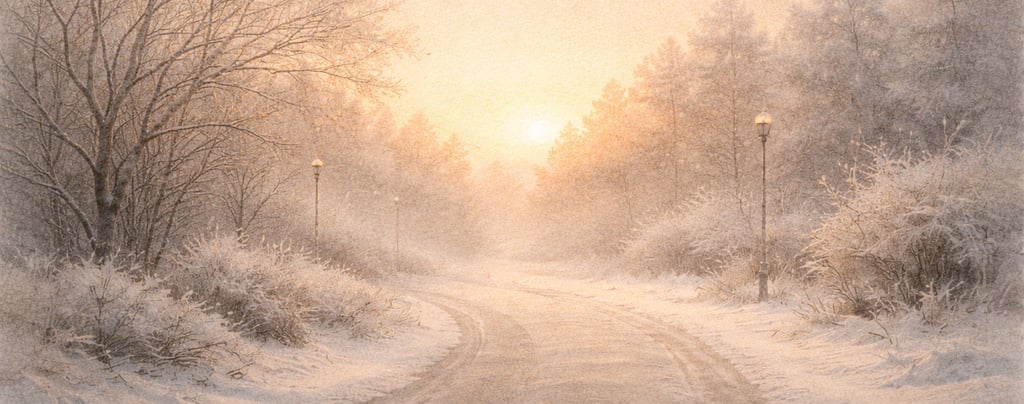 Amanecer suave tras una ventana, imagen de calma para cerrar un artículo sobre atravesar el duelo en Navidad.