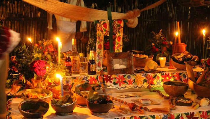 Altar de Janal Pixan en Quintana Roo