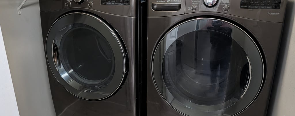 front load washer and dryer